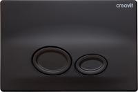 Кнопка смыва Creavit Drop GP2002.01 черный матовый