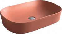 Накладная раковина ArtCeram Ghost 65 rosso corallo