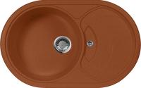 Мойка кухонная AquaGranitEx M-18s терракот