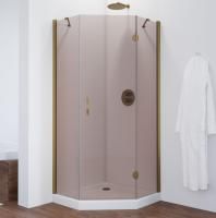 Душевой уголок Vegas Glass AFA-Pen 90 05 05 R профиль бронза, стекло бронза
