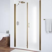Душевая дверь в нишу Vegas Glass EP-F-2 105 05 10 R профиль бронза, стекло сатин
