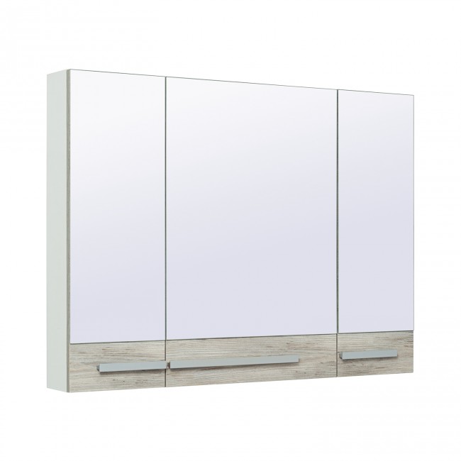 Зеркало-шкаф Runo Вудлайн 100, скандинавский дуб