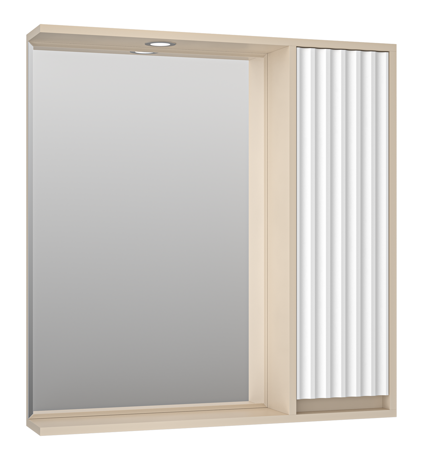 Зеркало Brevita Balaton 80 R, бежевое