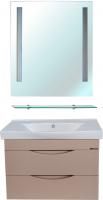 Мебель для ванной Bellezza Санриса 80 капучино
