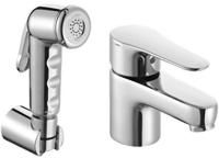 Смеситель для раковины Jacob Delafon July E16319-4-CP с гигиеническим душем