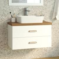 Тумба с раковиной Brevita Krona 80