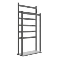 Полотенцесушитель электрический Wonzon & Woghand Essen WW-A407-GM напольный