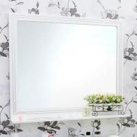 Зеркало Sanflor Элен 100 белое, патина серебро