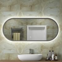 Зеркало Art&Max Bari 50x120 графит матовый