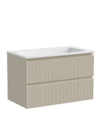 Тумба с раковиной Sancos Snob R 70 Beige Soft SNR70CE, подвесная