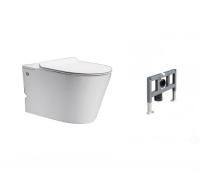 Подвесной унитаз Cerutti SPA Argentera Aria CT7279 с функцией импульсного смыва