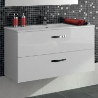 Тумба с раковиной Jacob Delafon Ola 100 белый блестящий