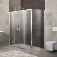 Душевой уголок BelBagno Unique-AH-21-150/180-80-P-Cr