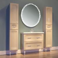 Мебель для ванной Marka One Cheri 80Н vanilla