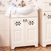 Тумба с раковиной Бриклаер Кантри 65 бежевый дуб