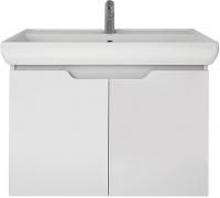 Тумба с раковиной Dreja Q(D) 70 белый глянец