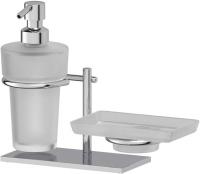 Дозатор Ellux Domino DOM 004-C08 с мыльницей