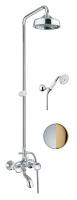 Душевая стойка Fiore Xt Sky Swarovski® 17CO0615, хром/золото