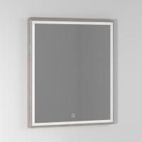 Зеркало Vod-Ok Лайт 70 белый камень, с подсветкой