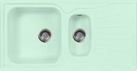 Мойка кухонная AquaGranitEx M-09к салатовая