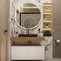 Мебель для ванной с раковиной Duravit Happy D.2 Plus 60: столешница 100, дуб французский, без отверстий + 2 тумбы 50