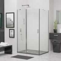 Душевой уголок RGW Leipzig LE-44 (1175-1190)х900х1950 профиль хром, стекло прозрачное