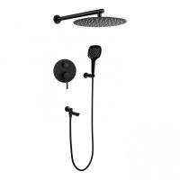 Душевая система Filarete Roun FL1026BL, черный