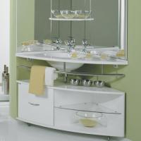 Тумба Aquaton Корнер 100 L белая угловая