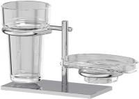 Стакан Ellux Domino DOM 004-C01 с мыльницей
