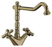 Смеситель для кухни Webert Armony AM780102 бронза