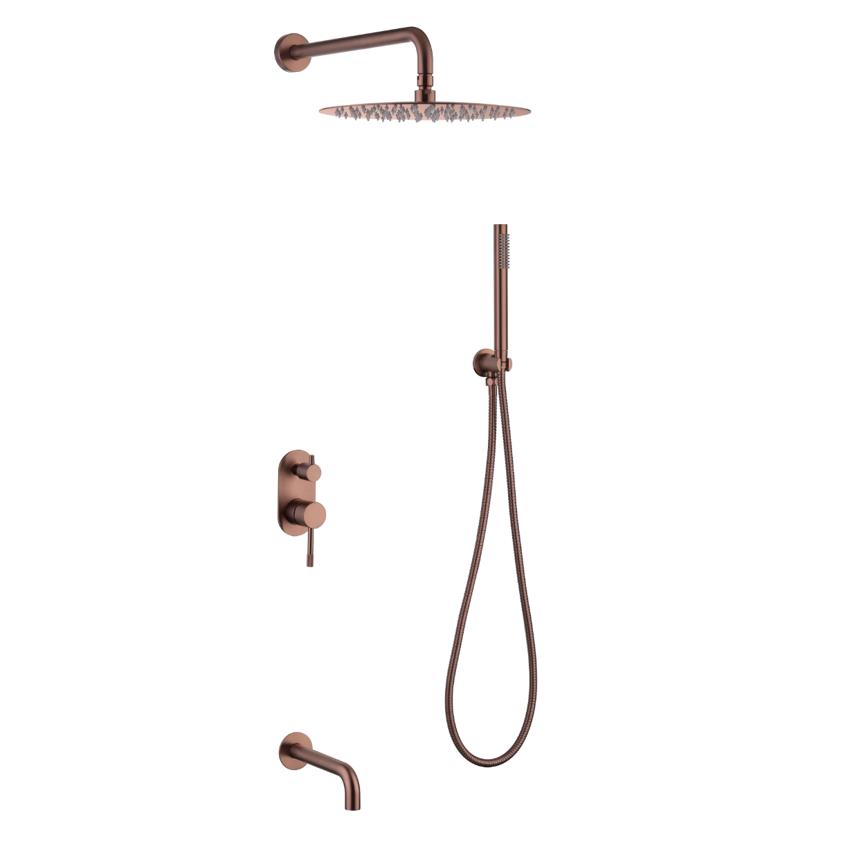 Душевая система Boheme Uno 464-2-CB с изливом