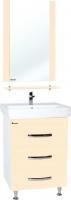 Мебель для ванной Bellezza Рокко 50 напольная, бежевая