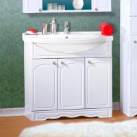 Тумба под раковину Бриклаер Лючия 90 белый глянец