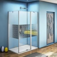 Душевой уголок Good Door Fantasy WTW+SP-F-CH 130x80