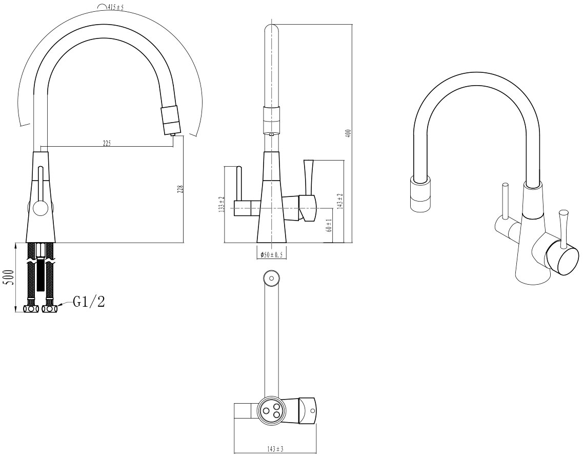 смеситель для кухни мойки lemark comfort lm3061c рычажный