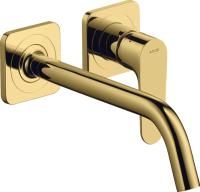 Смеситель для раковины Axor Citterio M 34116990 полированное золото