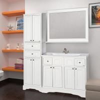 Мебель для ванной Misty Герда 100 белая эмаль