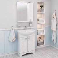 Мебель для ванной Runo Авила 60, напольная, раковина Уют 60