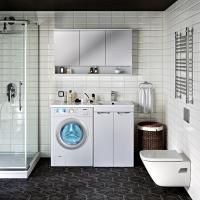 Комплект мебели под стиральную машину Runo ЛИРА 60 левое крыло