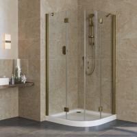 Душевой уголок Vegas Glass AFS Lux 0100 05 01 профиль бронза, стекло прозрачное