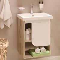 Тумба с раковиной Runo Сити 50 дуб скандинавский