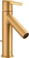 Смеситель для раковины Axor Starck 10001250 шлифованное золото
