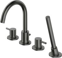 Смеситель на борт ванны Omnires Y Y1232GR графит