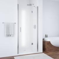 Душевая дверь в нишу Vegas Glass AFP TUR NOVO h1890 120 08 10 R профиль глянцевый хром, стекло сатин