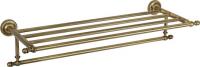 Полка Migliore Mirella ML.MRL-M084.BR с полотенцедержателем, бронза