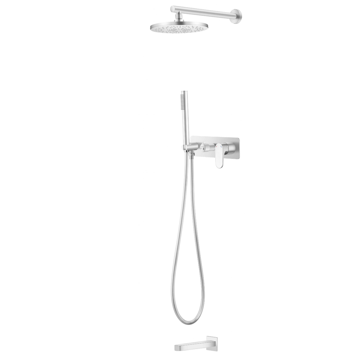 Душевая система Boheme Spectre 454-2-MW с изливом