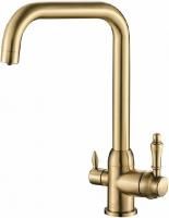 Смеситель для кухни Zorg Steel Hammer SH 725 BRONZE