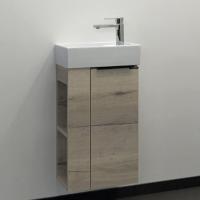 Тумба с раковиной Comforty Матэ 40 дуб дымчатый