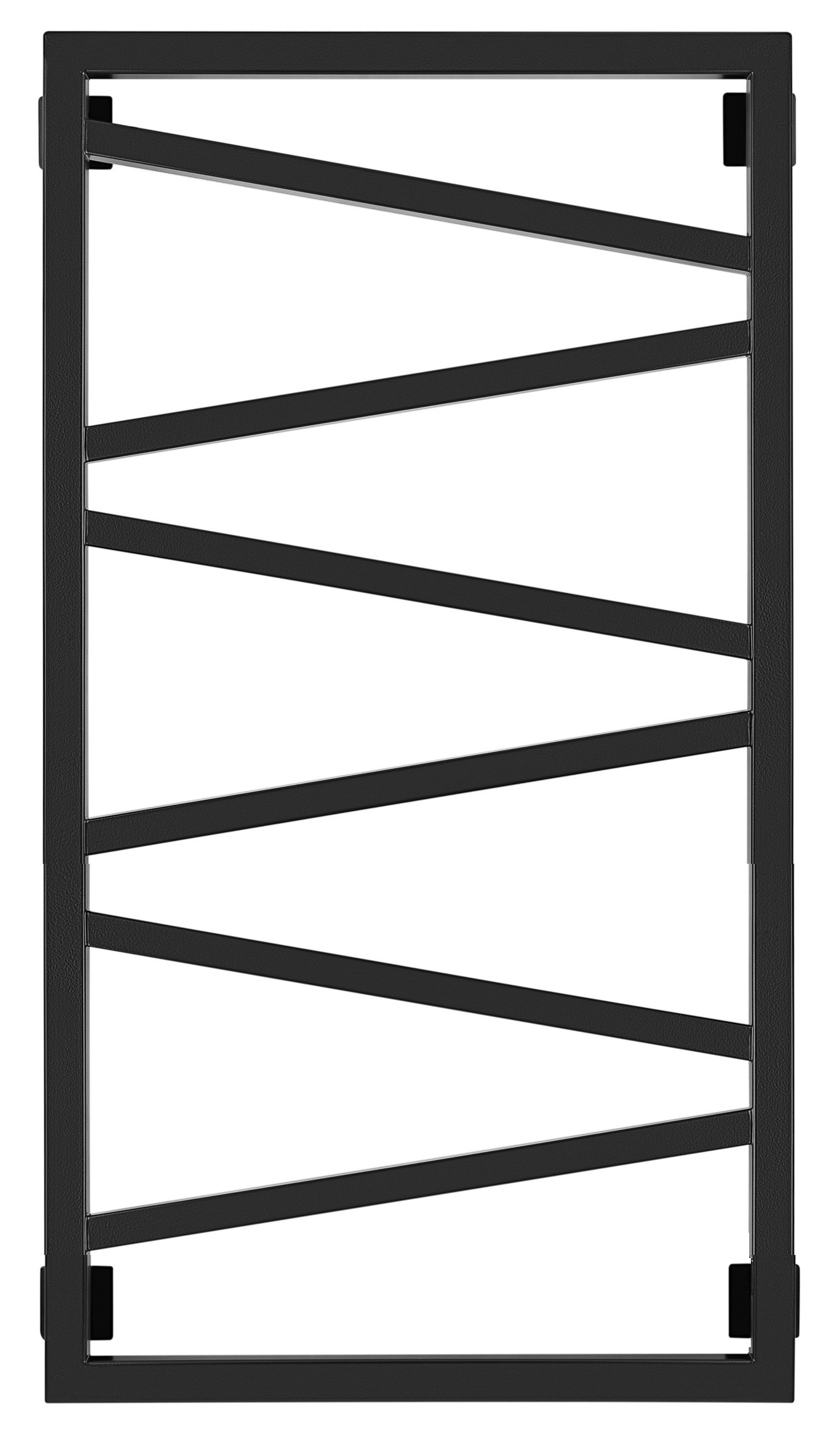 Полотенцесушитель водяной Secado Мирано 100/50, черный матовый