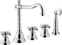 Смеситель на борт ванны Webert Armony AM730402015 хром